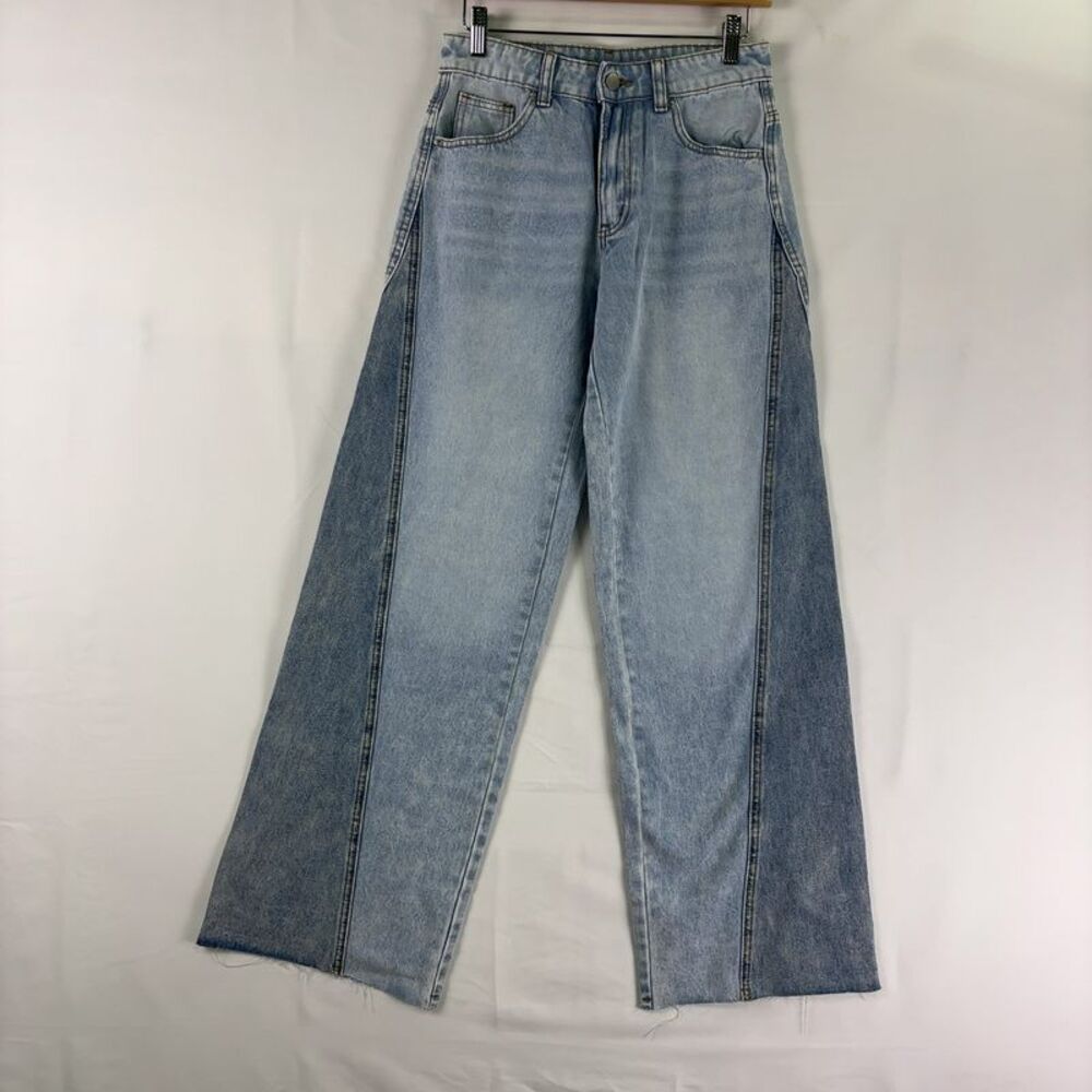Moda Casual Women's Wide Leg Low Rise Jeans